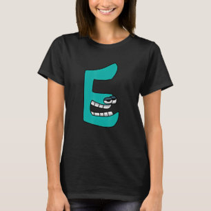 Emotion Letter E Alphabet Lore for Boys Girls T-Shirt