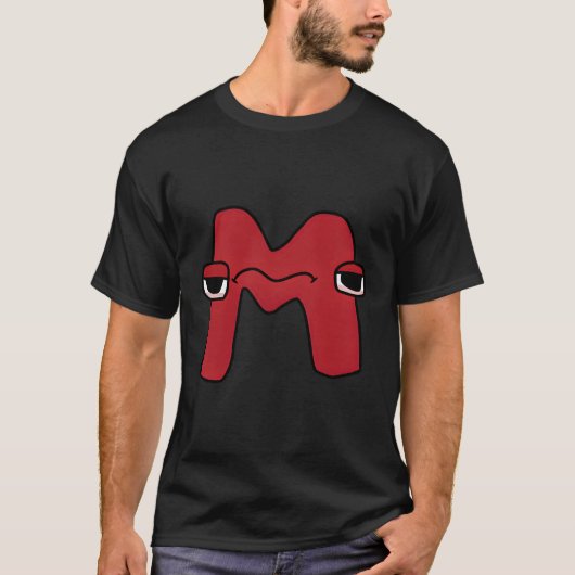 Emotion Letter M Alphabet Lore für T-Shirt (Vorderseite)