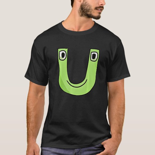 Emotion Letter U Alphabet Lore T-Shirt (Vorderseite)