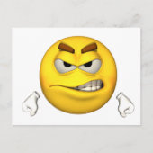 Emotion Typ - Angry Postcard Postkarte (Vorderseite)