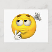 Emotion Typ - Nachdenken Postkarte (Vorderseite)