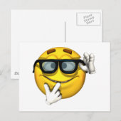 Emotion Typ - Nerd Postkarte (Vorne/Hinten)