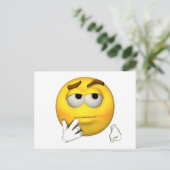 Emotion Typ - sarkastische Postkarte (Stehend Vorderseite)