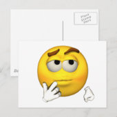 Emotion Typ - sarkastische Postkarte (Vorne/Hinten)
