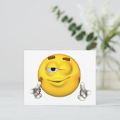 Emotion Typ - Wink Postcard Postkarte (Stehend Vorderseite)