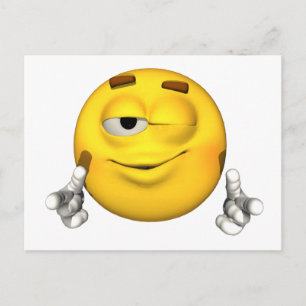 Emotion Typ - Wink Postcard Postkarte