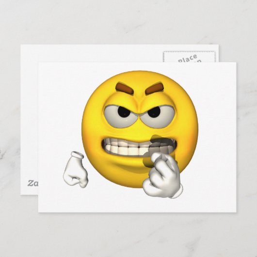 Emotion-Typ - Zähne - Postkarte (Vorne/Hinten)