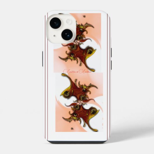 "Emotion vs Emotion", Apple iPhone 14 Case Hülle (Rückseite)