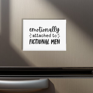 Emotional an fiktive Männer gebunden Lustig Magnet