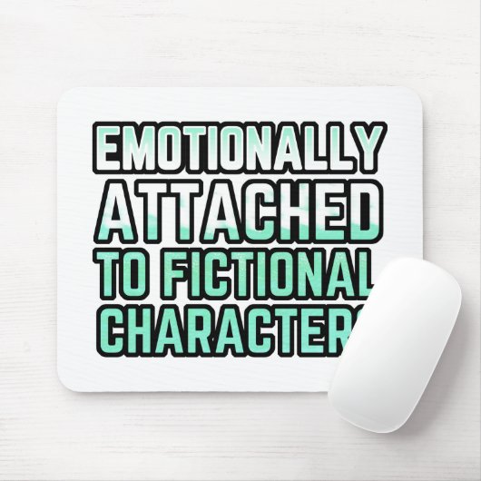 emotional an fiktive Zeichen angehängt Mousepad (Mit Mouse)