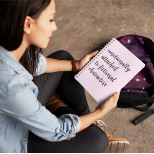 emotional an fiktive Zeichen angehängt Notizblock