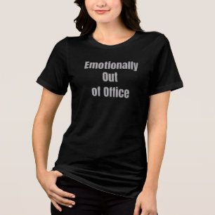 Emotional außer Haus T-Shirt Tri-Blend Shirt