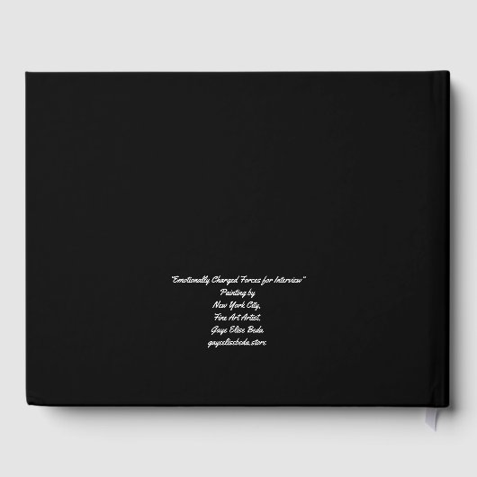 emotional belastete Streitkräfte für Interviews Gästebuch (Rückseite)