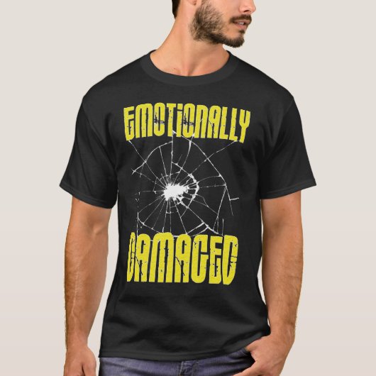 emotional beschädigt T-Shirt (Vorderseite)