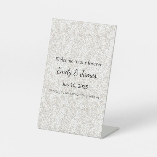 Emotional Business Display Sign Template Sockelschild (Vorderseite)