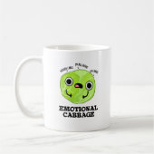 Emotional Cabbage Funny Veggie Pub Kaffeetasse (Links)