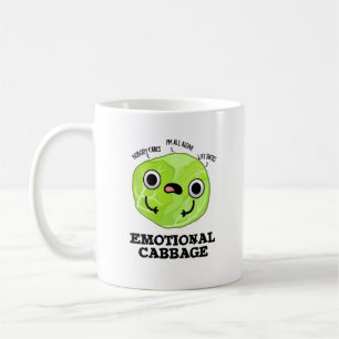 Emotional Cabbage Funny Veggie Pub Kaffeetasse