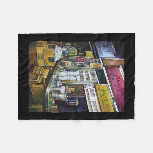 Emotional Charged Forces of Light, Singapur Fleecedecke (Vorderseite (Horizontal))