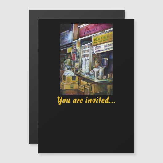 Emotional Charged Forces of Light, Singapur Magneteinladung (Vorne/Hinten)