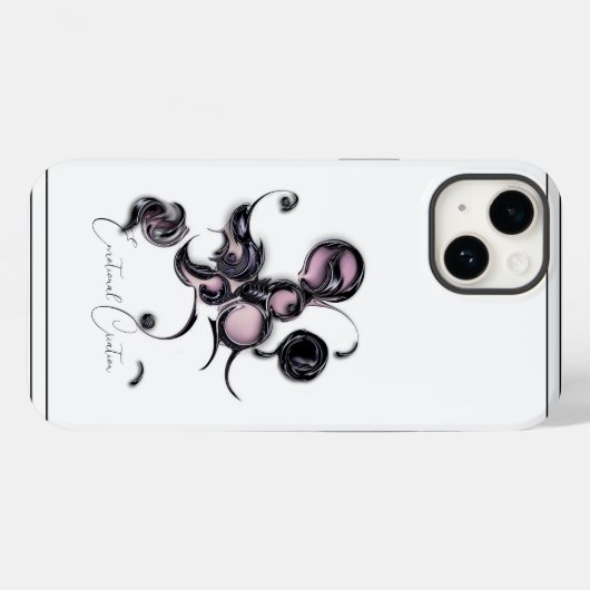 "Emotional Creation", Apple iPhone 14 Case (Rückseite (Horizontal))