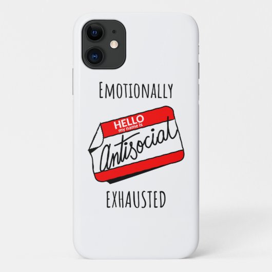 emotional erschöpft Case-Mate iPhone hülle (Rückseite)