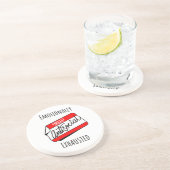 emotional erschöpft getränkeuntersetzer (Seite)