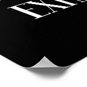 emotional erschöpft poster (Ecke)