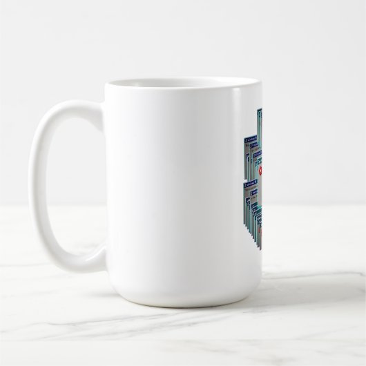 Emotional.exe Funktioniert Nicht Mehr Retro-Comput Kaffeetasse (Links)