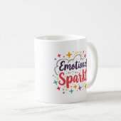 Emotional funkelnd süße Kaffeetasse (VorderseiteRechts)