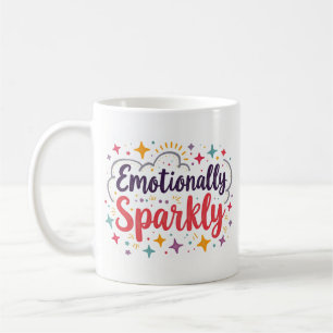 Emotional funkelnd süße Kaffeetasse