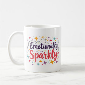 Emotional funkelnd süße Kaffeetasse