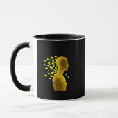 Emotional Healing Silhouette • Petal Release Tasse (Links)