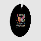 Emotional Help Co-Worker Classic Niedlich Meme Ornament (Vorderseite)