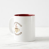 Emotional Koffeiniert – Feste Kaffeetasse (Vorderseite Links)