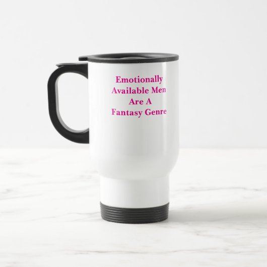 Emotional Men Mug Reisebecher (Links)