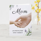 Emotional Mother Appreciation Card lavendar Karte (Gelbe Blume)