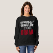 Emotional nicht verfügbare Sweatshirt für sie (Vorne ganz)