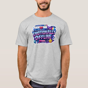 Emotional Offline Retro Y2K Ästhetik Aufkleber T-Shirt