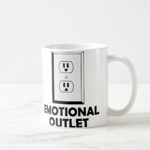 Emotional Outlet Funny Mug or Travel Mug Kaffeetasse