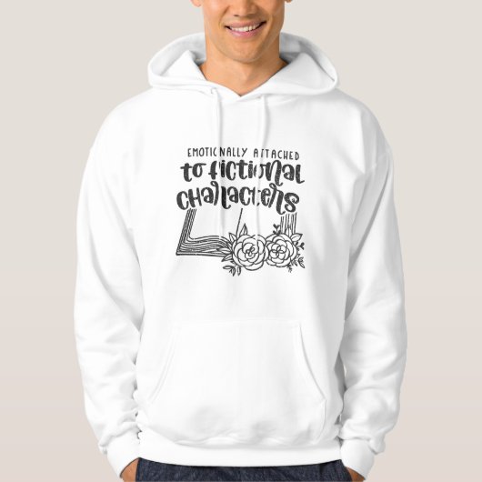 Emotional Reader Book Lover Saying Librarian Liter Hoodie (Vorderseite)