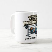 Emotional schwach, körperlich stark kaffeetasse (Vorderseite Links)