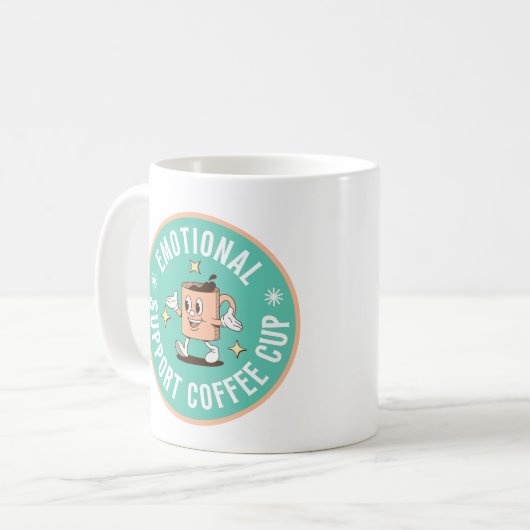 Emotional Support Coffee Mug Kaffeetasse (Vorderseite Links)