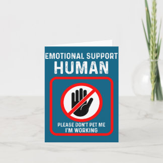 Emotional Support Human Halloween Costume Hallowee Karte