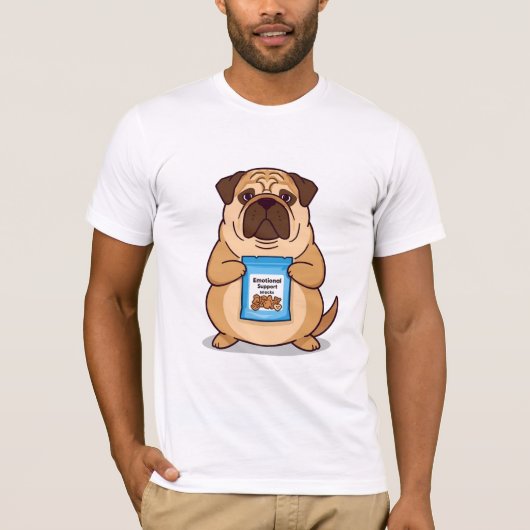 Emotional Support Snack Dealer T-Shirt (Vorderseite)