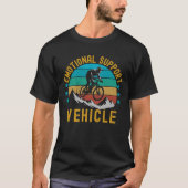 Emotional Support Vehicle Cycling T-Shirt (Vorderseite)