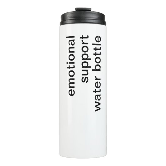 Emotional Support Water Bottle Thermosbecher (Vorderseite)