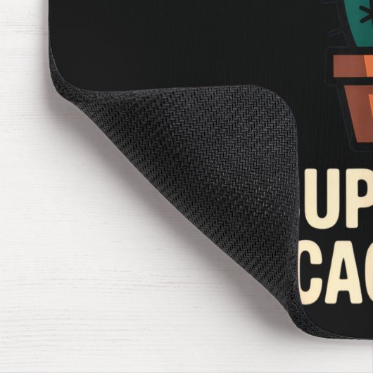 Emotional Suprt Cactus Funny Succulent Humor Outfi Mousepad (Ecke)