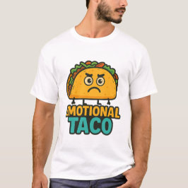 Emotional Taco - Funny Food Mood T-Shirt