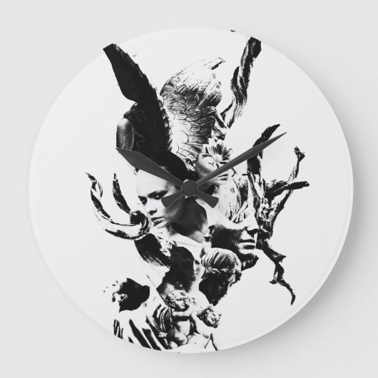 Emotional Tree Große Wanduhr (Vorderseite)