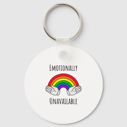 emotional unerreichbar schlüsselanhänger (Vorderseite)